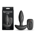 NS Novelties Renegade Flash USB Rechargeable Vibrating Butt Plug 10.3 cm Black NS Novelties