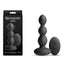 NS Novelties Renegade Valor USB Rechargeable Vibrating Anal Beads with Wireless Remote 13.7 cm Black NS Novelties