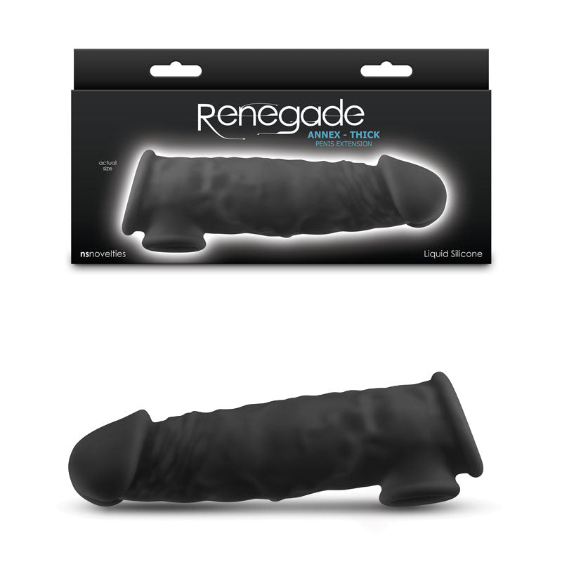 NS Novelties Renegade Annex Thick Penis Extender Sleeve 18.6cm NS Novelties