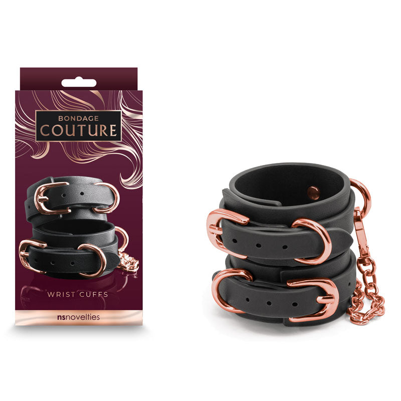 Bondage Couture Wrist Cuffs Restraints NS Novelties