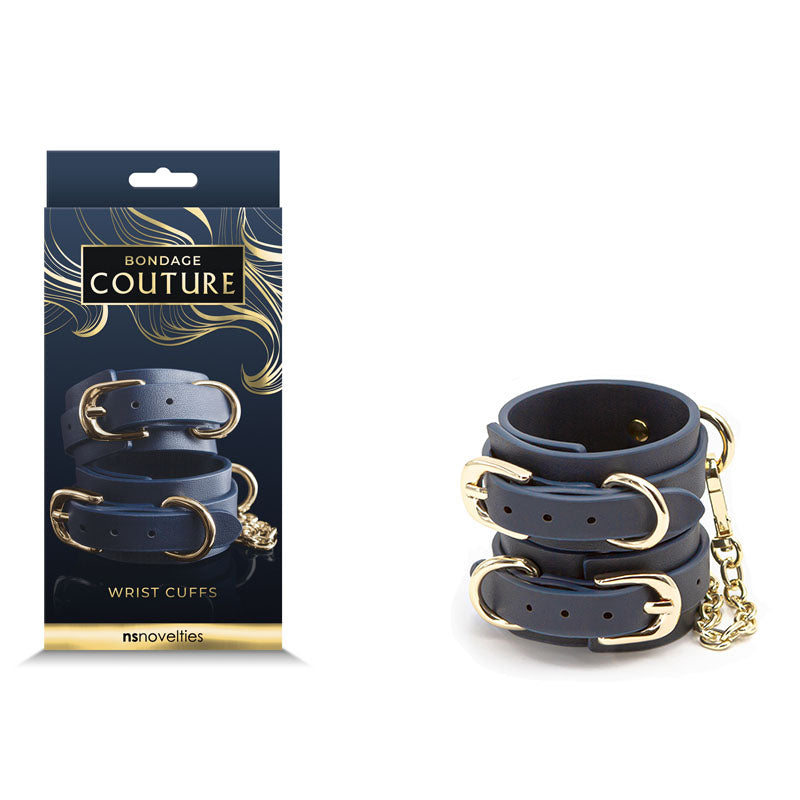 NS Novelties Bondage Couture Wrist Cuffs Restraints