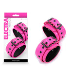 Electra Ankle Cuffs Restraints Pink NS Novelties
