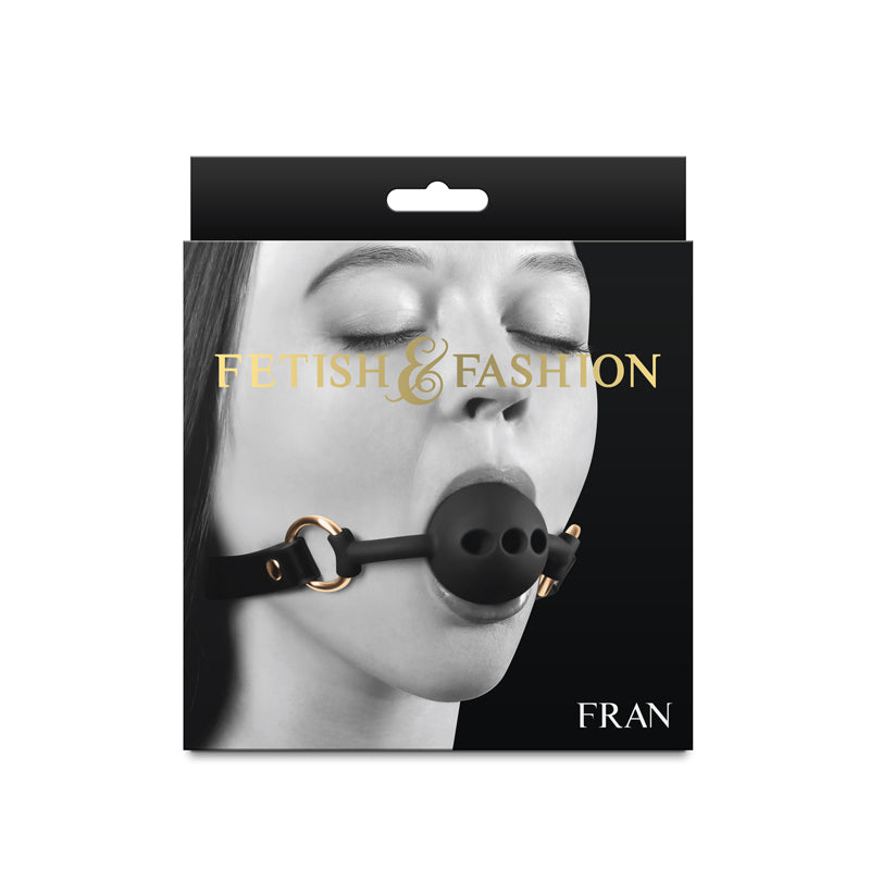 Fetish & Fashion Fran Breathable Mouth Restraint Black NS Novelties Main image
