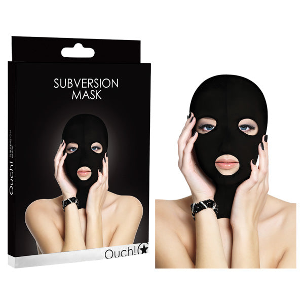 Shots Toys Ouch Subversion Hood Mask Shots Toys