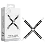 OUCH! Diamond Studded Hogtie Restraint Black Shots Toys