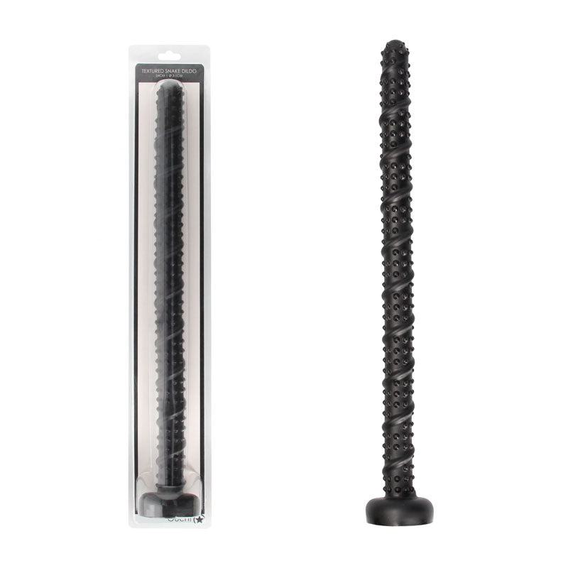 Shots Toys OUCH! Ass Textured Snake Dildo Anal Snake Shots Toys