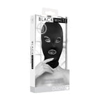Shots Toys OUCH! Subversion Mask With Open Mouth Bondage Hood Black