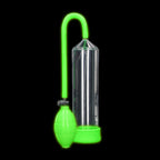 Shots Toys OUCH! Glow In The Dark Classic Penis Pump Clear / Green Shots Toys