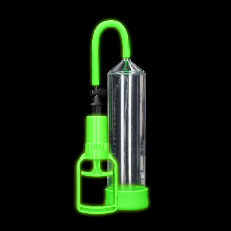 Shots Toys OUCH! Glow In The Dark Comfort Beginner Penis Pump Clear / Glow Shots Toys Main image