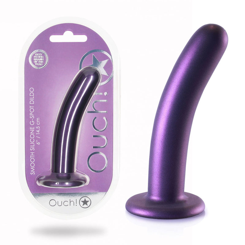 Shots Toys OUCH! Smooth Silicone G Spot Dildo 6 Inch