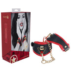 OUCH! Milan Collection Handcuffs Restraints Black / Red Shots Toys