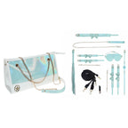 OUCH! Paris Collection Kit With Bag 8 Piece Kit Baby Blue Shots Toys