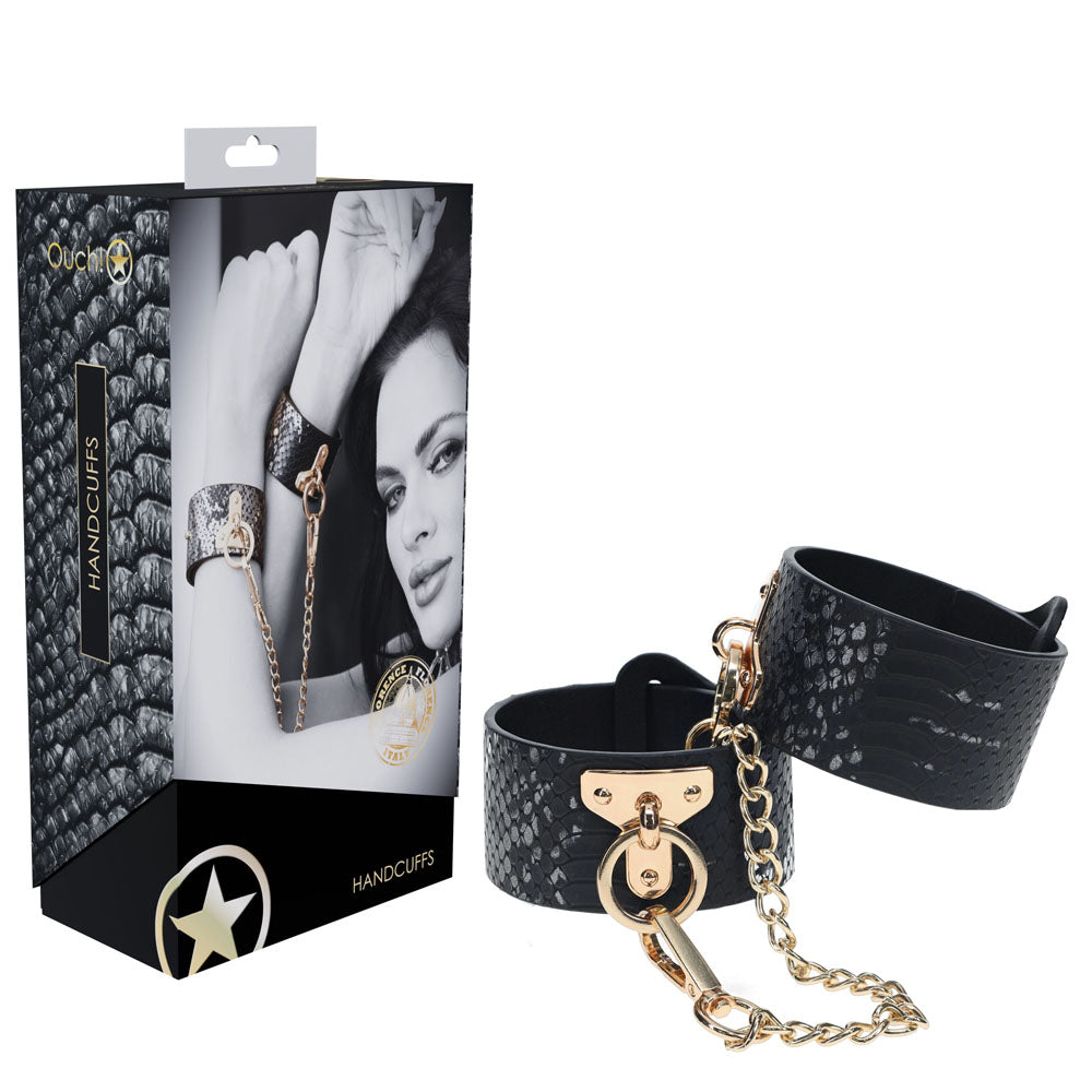 OUCH! Florence Collection Handcuffs Restraints Black Shots Toys Main image
