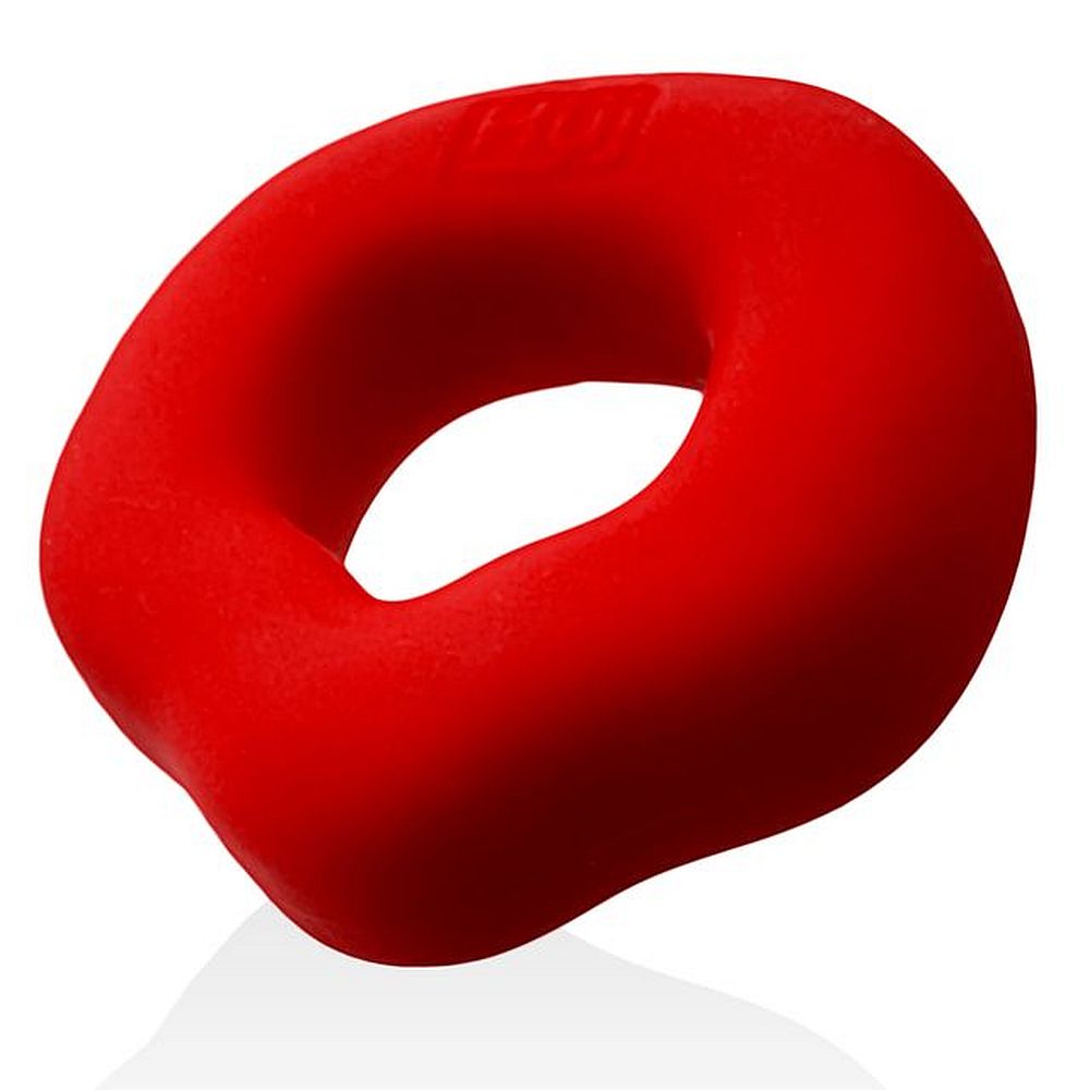 Hunkyjunk Fit Grips Ergo Cock Ring Black / Red Hunkyjunk