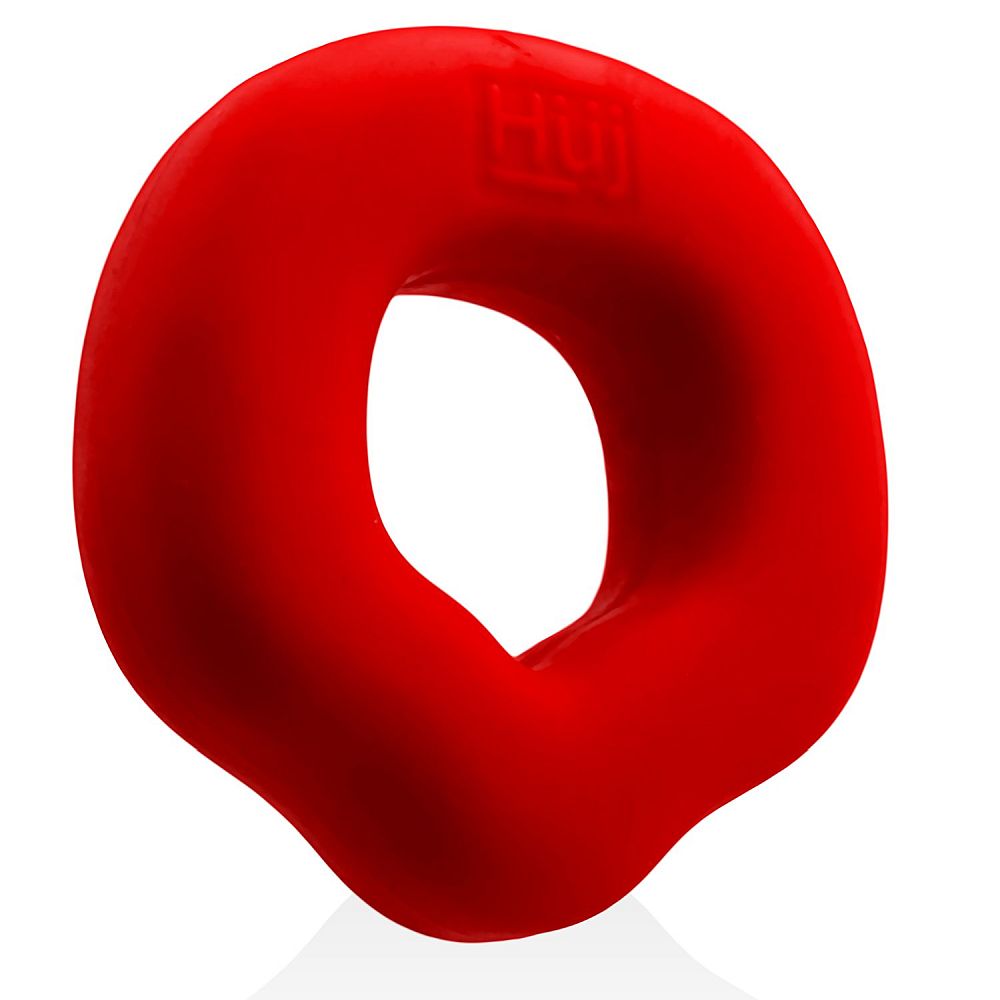 Hunkyjunk Fit Grips Ergo Cock Ring Black / Red Hunkyjunk