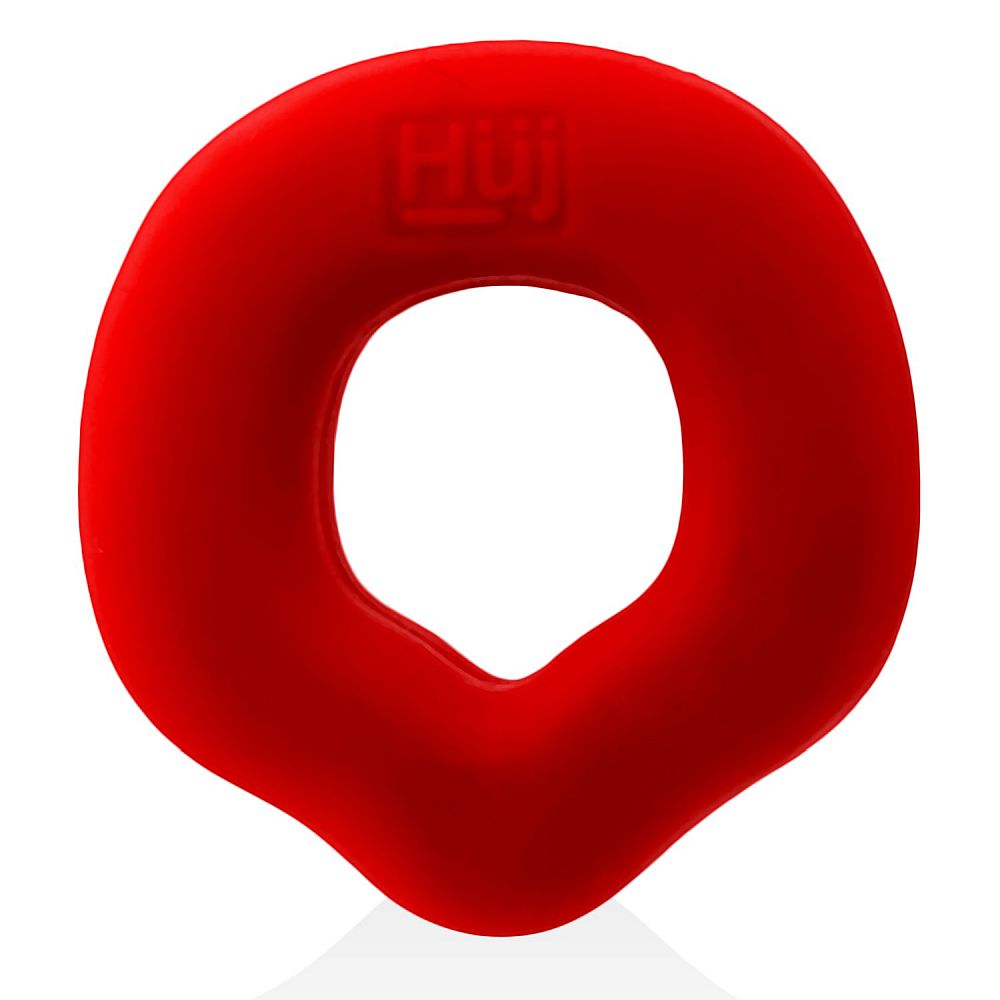 Hunkyjunk Fit Grips Ergo Cock Ring Black / Red Hunkyjunk