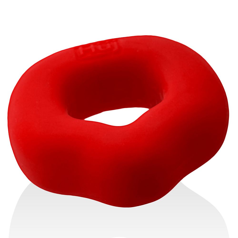 Hunkyjunk Fit Grips Ergo Cock Ring Black / Red Hunkyjunk