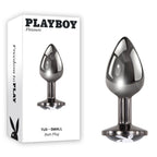 Playboy Pleasure TUX Butt Plug Metal 7.4cm Small Playboy Pleasure