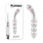 Playboy Pleasure JEWELS DOUBLE Glass Double Ended Dildo 17.1cm Clear Playboy Pleasure