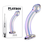 Playboy Pleasure JEWELS KING Glass Dildo 16.3cm Clear Playboy Pleasure