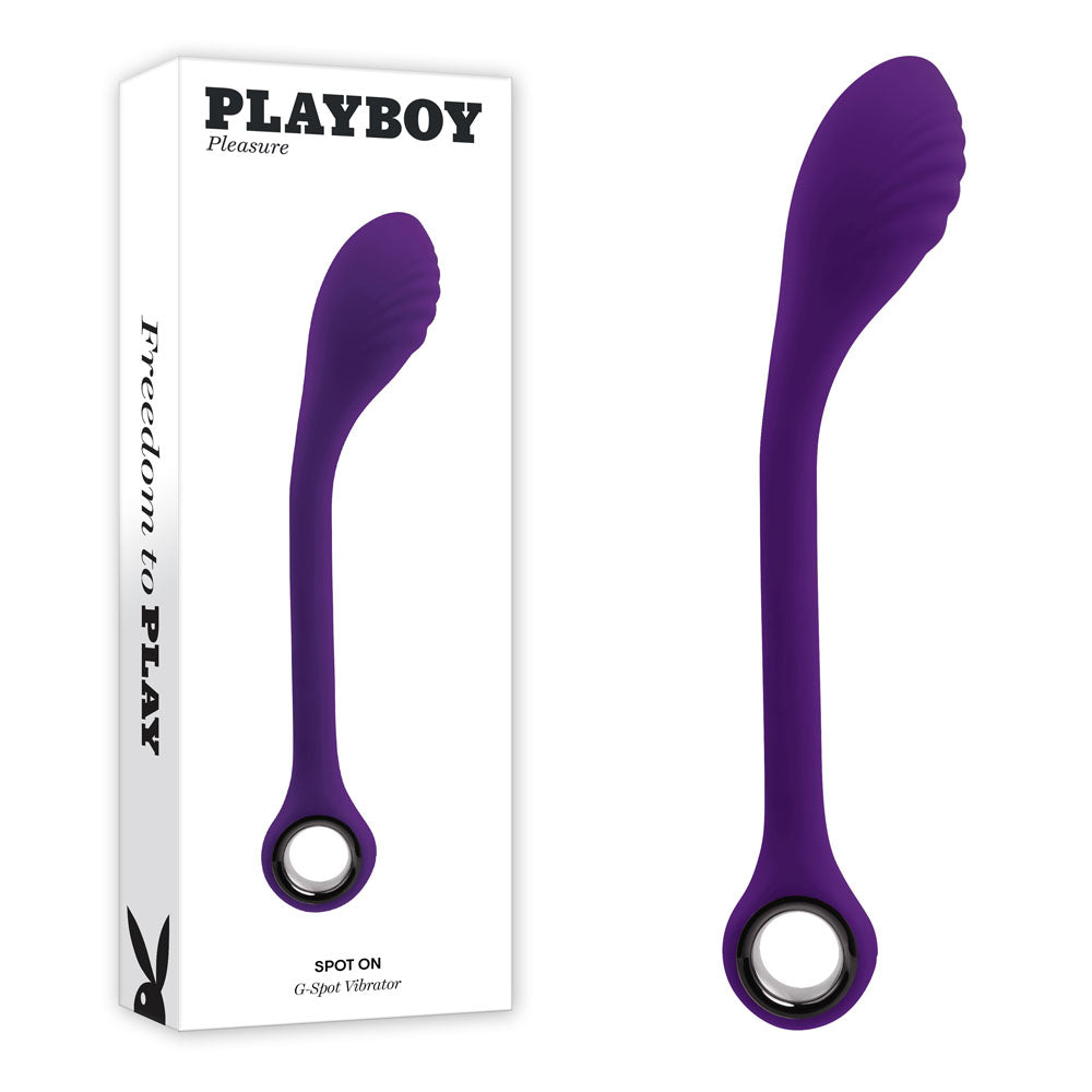 Playboy Pleasure SPOT ON USB Rechargeable Poseable G Spot Vibrator Playboy Pleasure