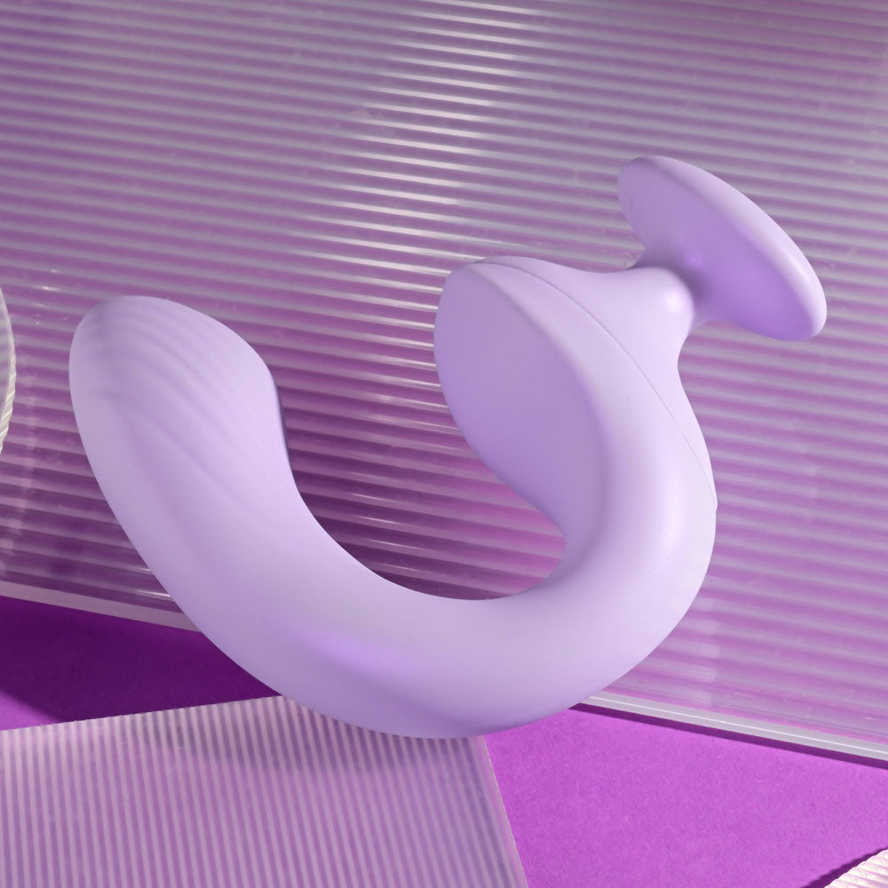 Playboy Pleasure REV ME UP USB Rechargeable Dual Motor Curved Vibrator Playboy Pleasure