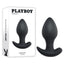 Playboy Pleasure PLUG & PLAY USB Rechargeable Vibrating Butt Plug With Wireless Remote Black 10.3cm