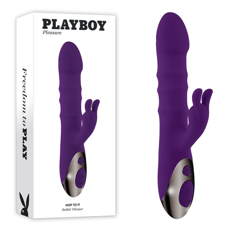 Playboy Pleasure HOP TO IT USB Rechargeable Rabbit Vibrator 23.5cm