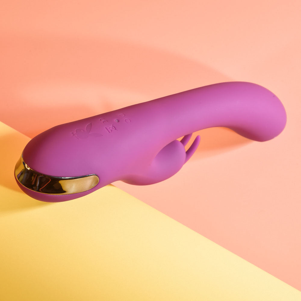 Playboy Pleasure THUMPER USB Rechargeable Rabbit Vibrator 21.9cm Playboy Pleasure
