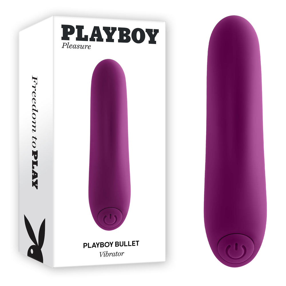 Playboy Pleasure PLAYBOY BULLET USB Rechargeable Bullet Vibrator Purple Playboy Pleasure