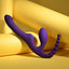 Playboy Pleasure Hug It Out USB Rechargeable Strapless Strap On 29 cm Purple Playboy Pleasure