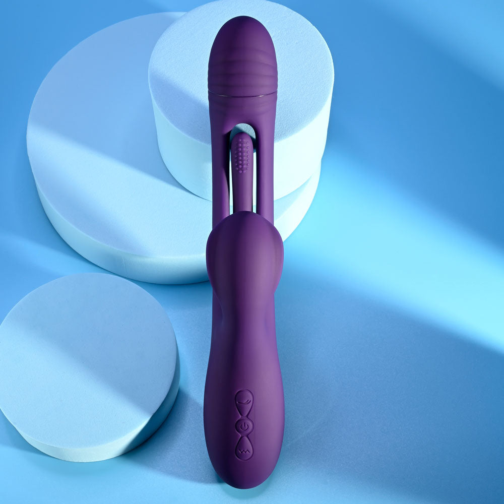 Playboy Pleasure THE THRILL USB Rechargeable Rabbit Vibrator 24.4cm Playboy Pleasure
