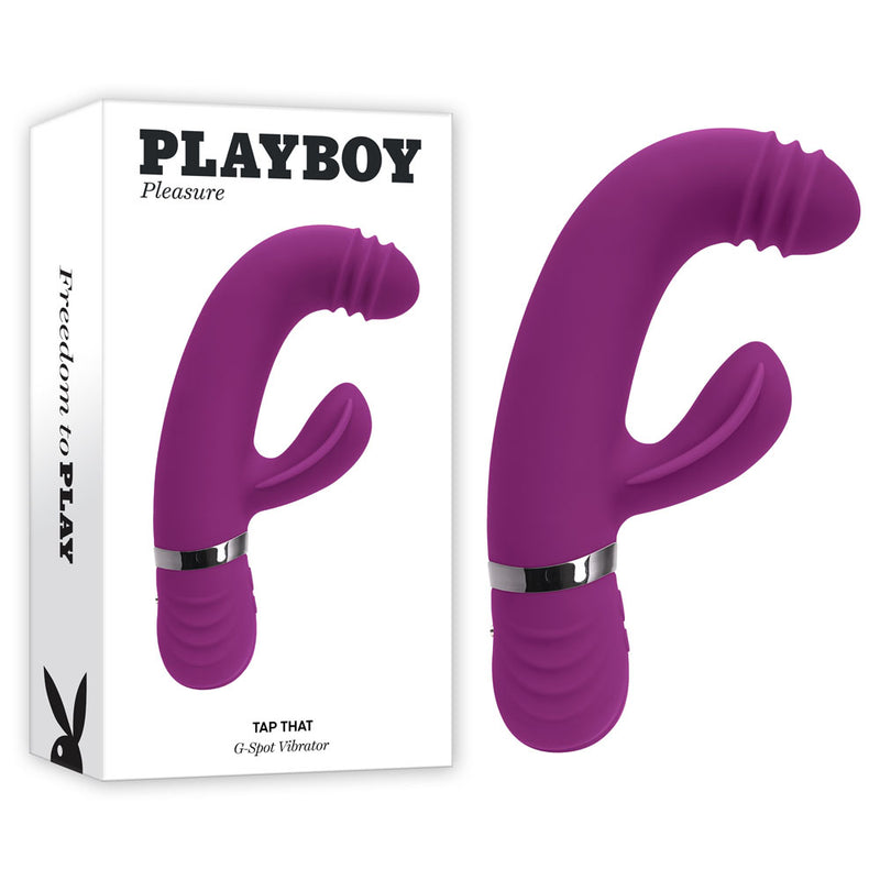Playboy Pleasure TAP THAT USB Rechargebale Rabbit Vibrator 16.5cm