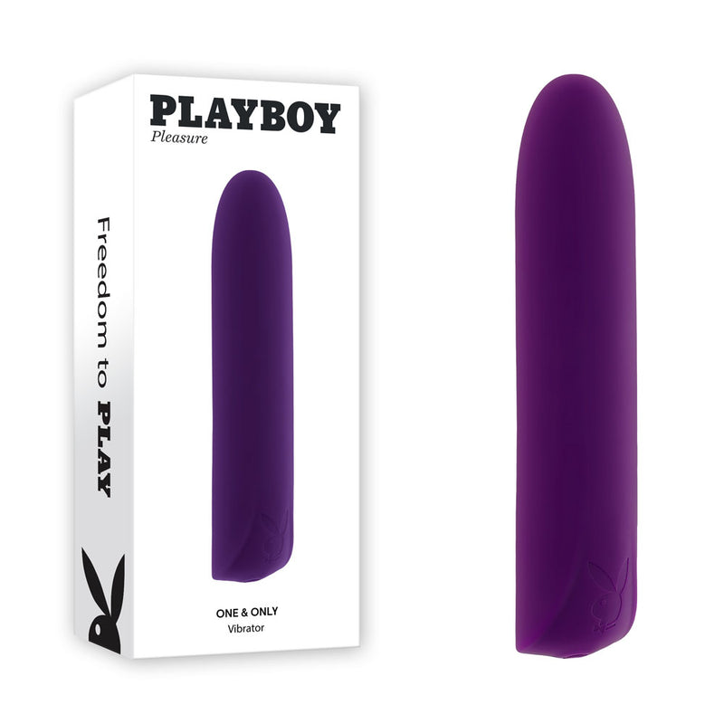 Playboy Pleasure ONE & ONLY  USB Rechargeable Bullet Vibrator Purple
