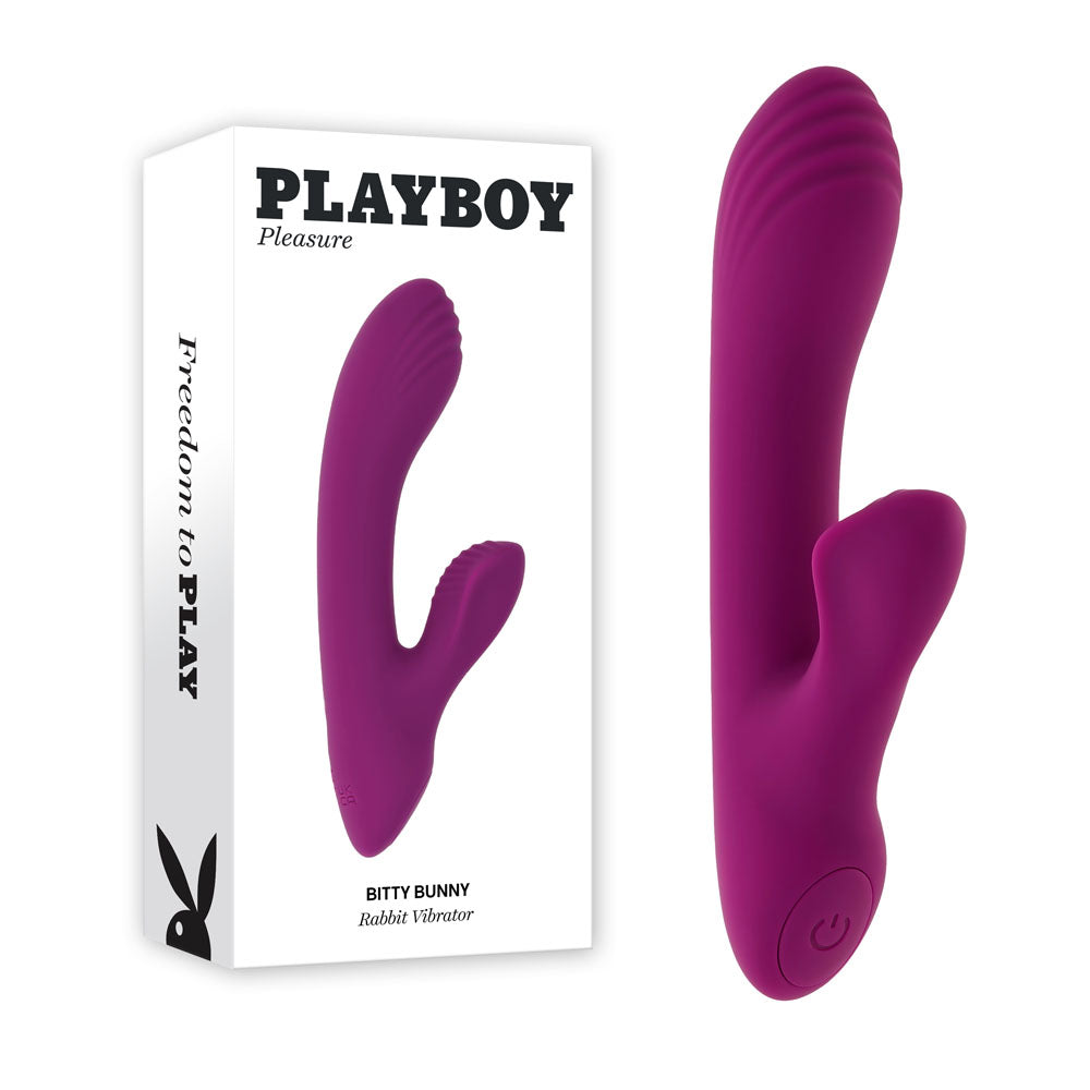 Playboy Pleasure BITTY BUNNY USB Rechargeable Rabbit Vibrator Playboy Pleasure