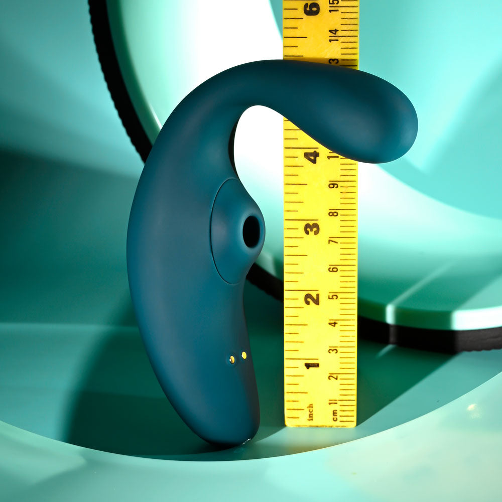 Playboy Pleasure CHARMER USB Rechargeable Vibrator With Clitoral Suction Playboy Pleasure