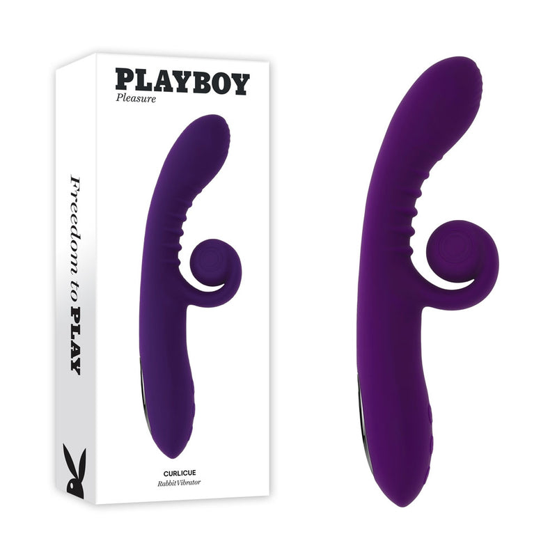 Playboy CURLICUE USB Rechargeable Rabbit Vibrator