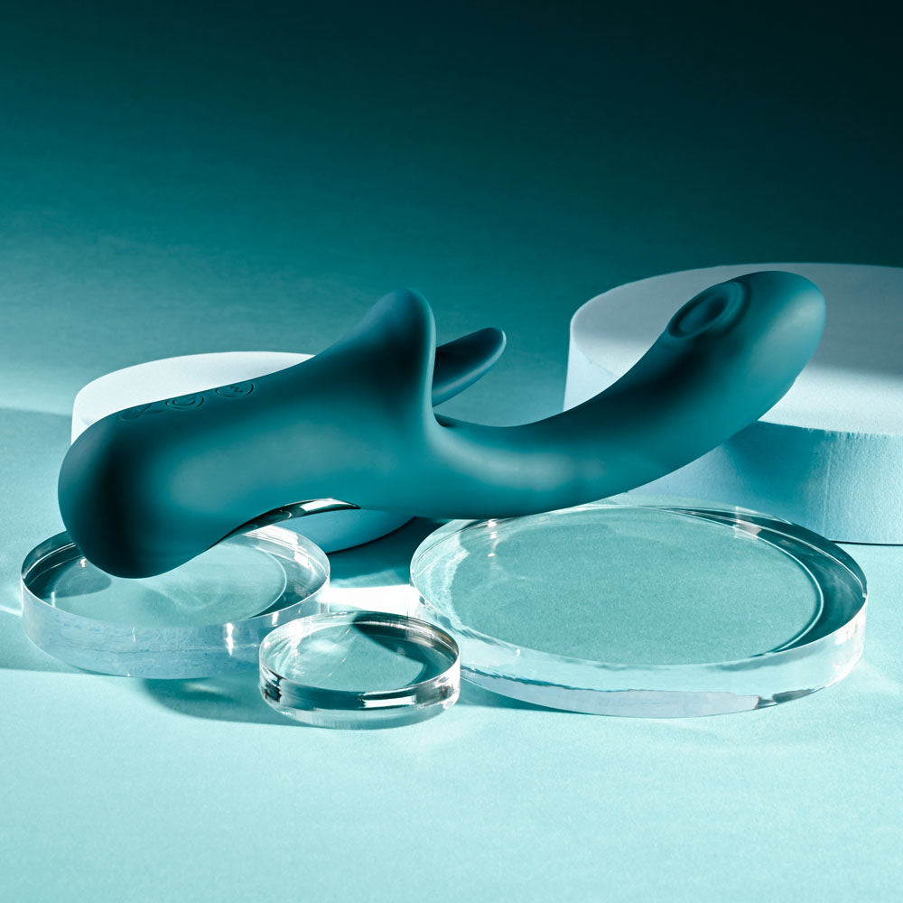 Playboy Pleasure HARMONY USB Rechargeable Vibrator With Clitoral Flicker Playboy Pleasure