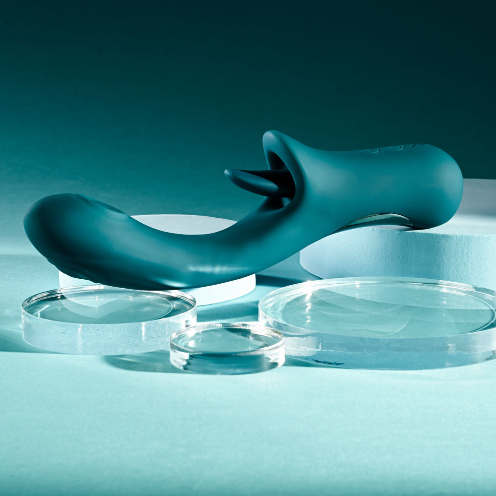 Playboy Pleasure HARMONY USB Rechargeable Vibrator With Clitoral Flicker Playboy Pleasure