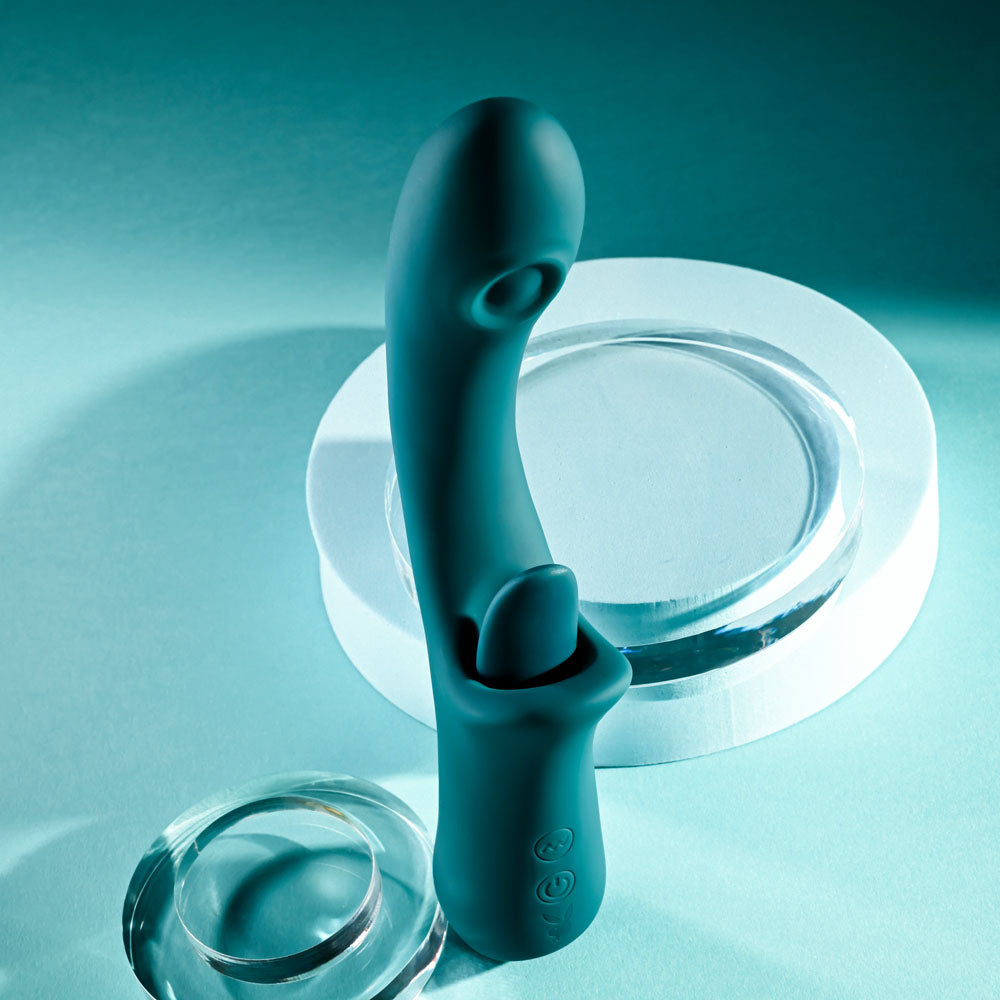 Playboy Pleasure HARMONY USB Rechargeable Vibrator With Clitoral Flicker Playboy Pleasure