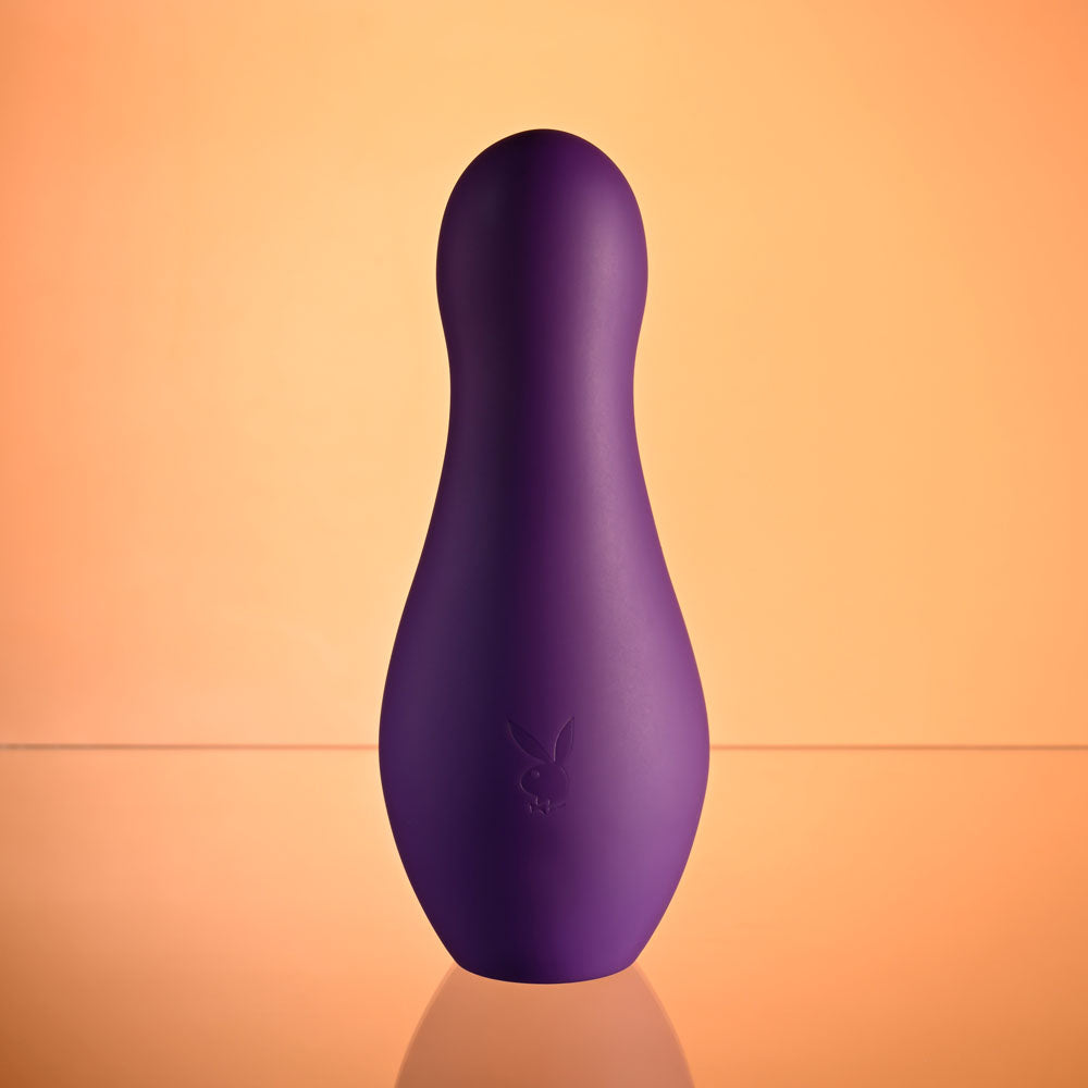 Playboy Pleasure THE JET SET Vibrator With Self Charging Case Playboy Pleasure