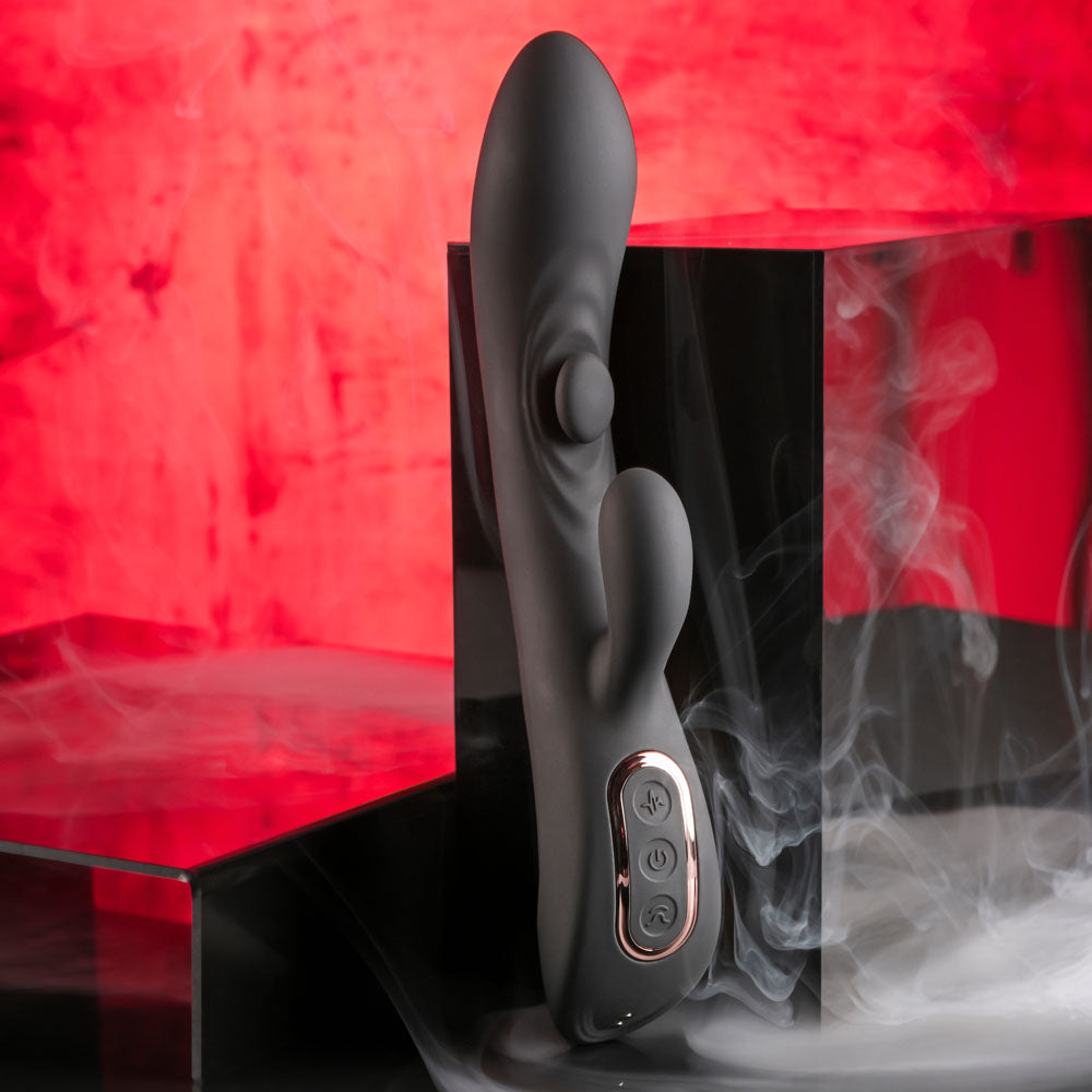 Playboy Pleasure THATS THE SPOT USB Rechargeable Rabbit Vibrator With GSpot Tapper Playboy Pleasure Main image