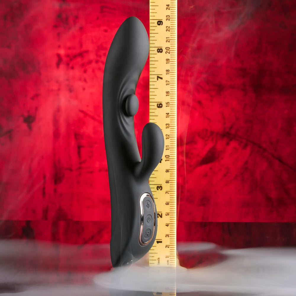 Playboy Pleasure THATS THE SPOT USB Rechargeable Rabbit Vibrator With GSpot Tapper Playboy Pleasure