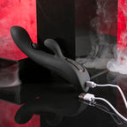 Playboy Pleasure THATS THE SPOT USB Rechargeable Rabbit Vibrator With GSpot Tapper Playboy Pleasure
