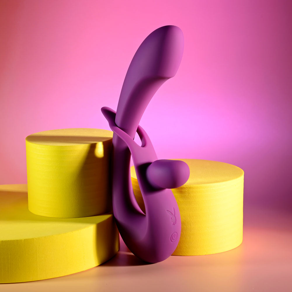 Playboy Pleasure CHA CHA SLIDE USB Rechargeable Rabbit Vibrator Playboy Pleasure