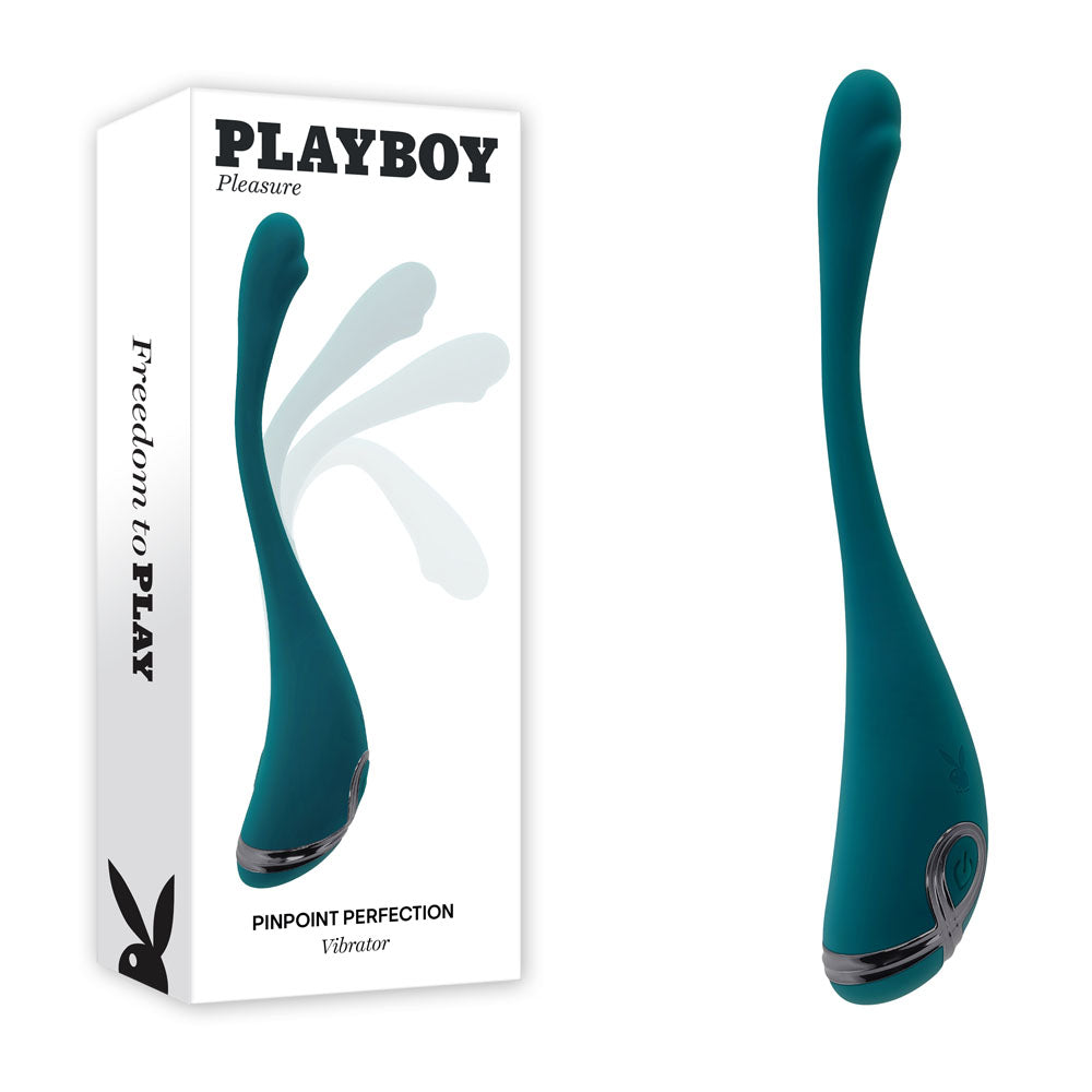 Playboy Pleasure PINPOINT PERFECTION USB Rechargeable Poseable Vibrator Playboy Pleasure Main image