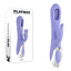 Playboy Pleasure Tap Me In USB Rechargeable Rabbit Vibrator With Tapping Shaft 24.2 cm Purple Playboy Pleasure
