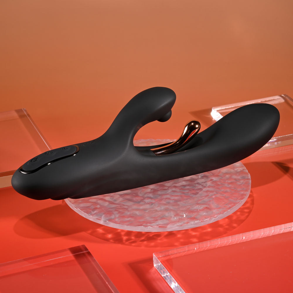 Playboy Pleasure AUREUS USB Rechargeable Rabbit Vibrator with Internal Flicker Playboy Pleasure