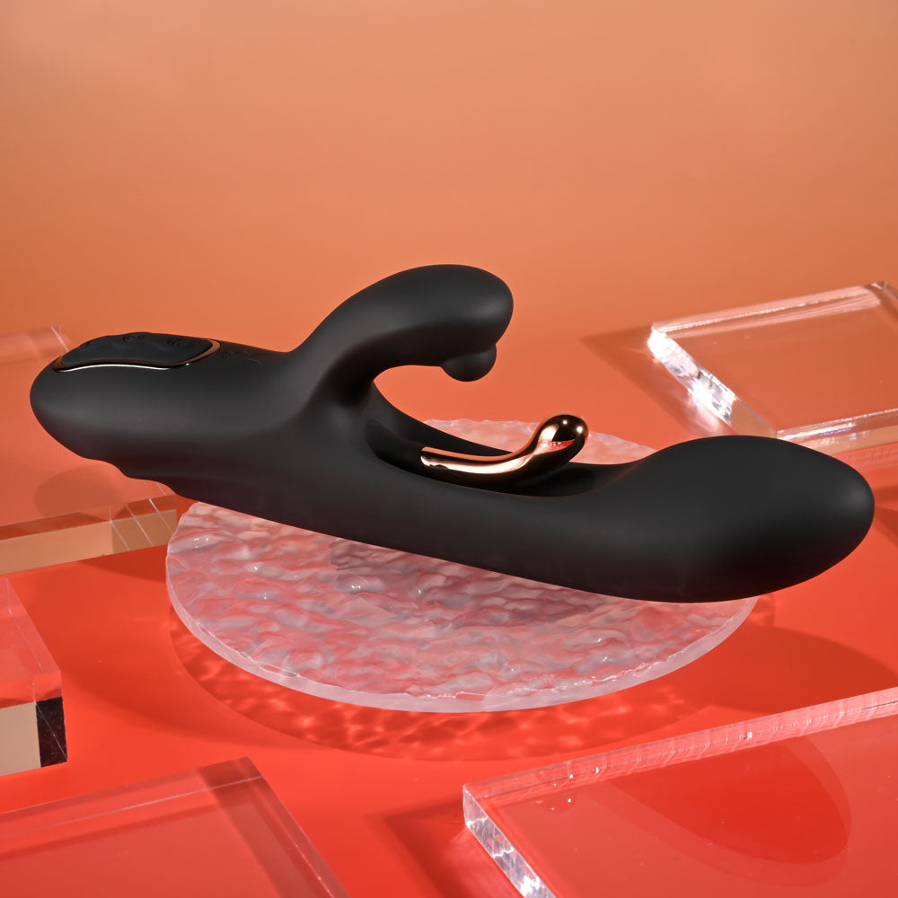 Playboy Pleasure AUREUS USB Rechargeable Rabbit Vibrator with Internal Flicker Secondary image