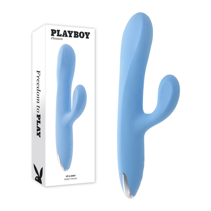 Playboy Pleasure UP AND AWAY USB Rechargeable Rabbit Vibrator